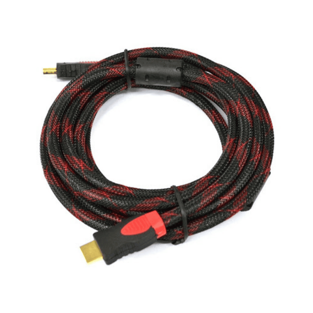 10 Meter HDMI Cable - Black and Red 