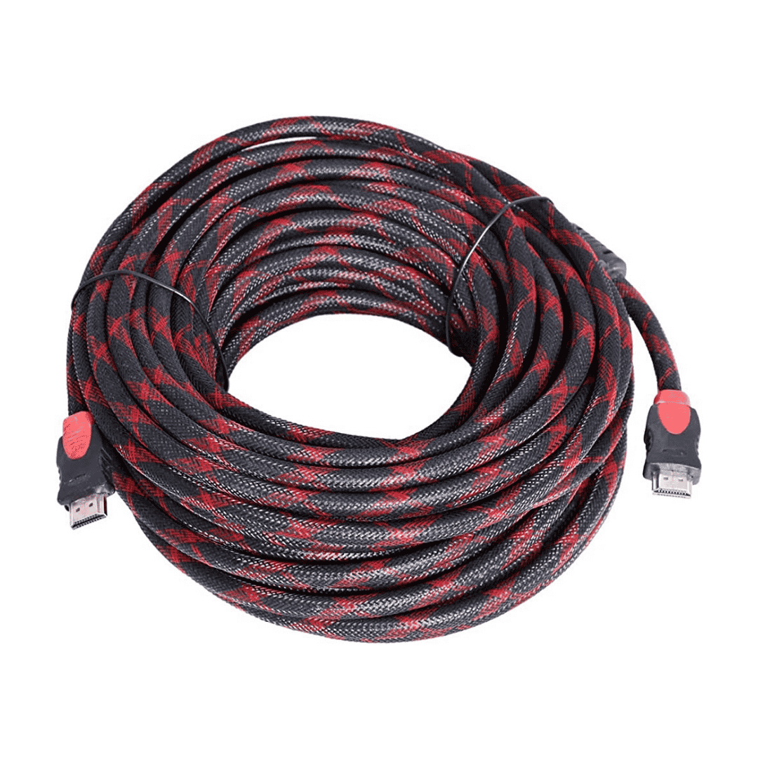 25 Meter HDMI Cable - Black and Red