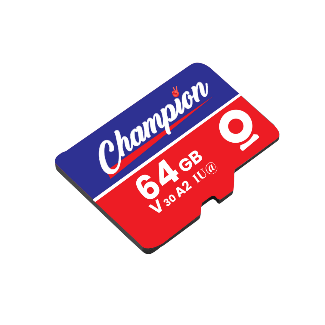  Original Champion 64GB MicroSD Memory Card 