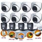 12 pcs 2MP Full Color Audio Hikvision cctv camera package
