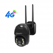 4G 2 Antenna Champion IP Camera PTZ Black Shine