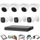 07 pcs 2MP Dahua cctv camera package