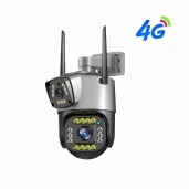 4G PTZ Double Lens Outdoor Champion IP Camera