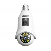Champion V380 Pro SQ005-L Bulb Dual Lens New WI-FI IP Camera