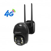  4G 2 Antenna Champion IP Camera PTZ Black Shine